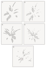 EXP Factors Stencil Meadow Burst Stencil Set (5 in 1)