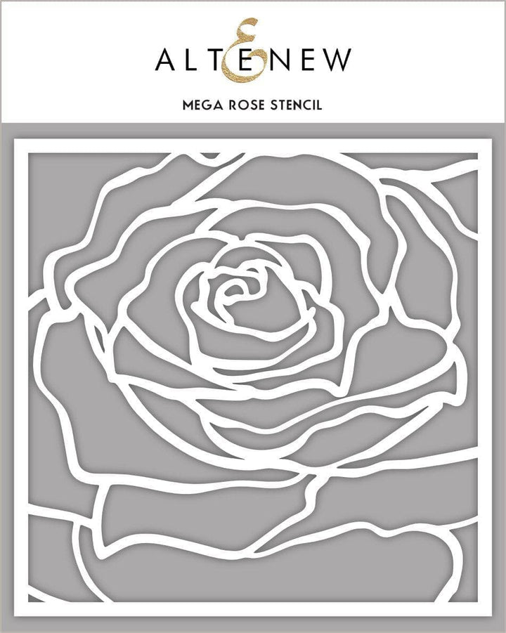 Photocentric Stencil Mega Rose Stencil