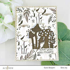 EXP Factors Stencil Mushroom Garden Layering Stencil Set (4 in 1)