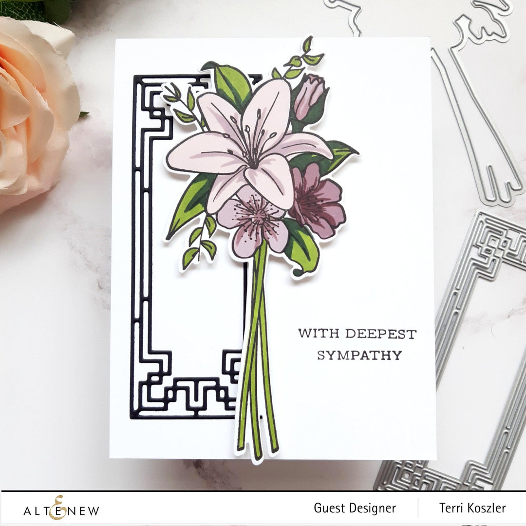 Photocentric Stencil Our Friendship Blooms Simple Coloring Stencil