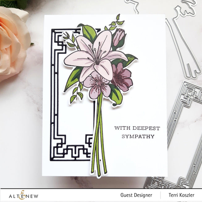 Photocentric Stencil Our Friendship Blooms Simple Coloring Stencil