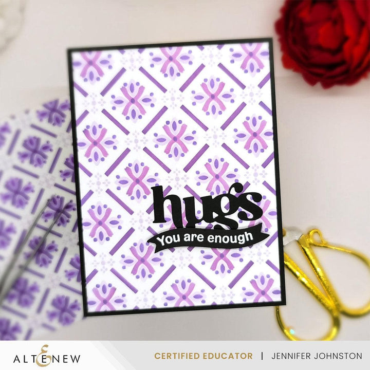 Patterned Petals Stencil Set (4 in 1)