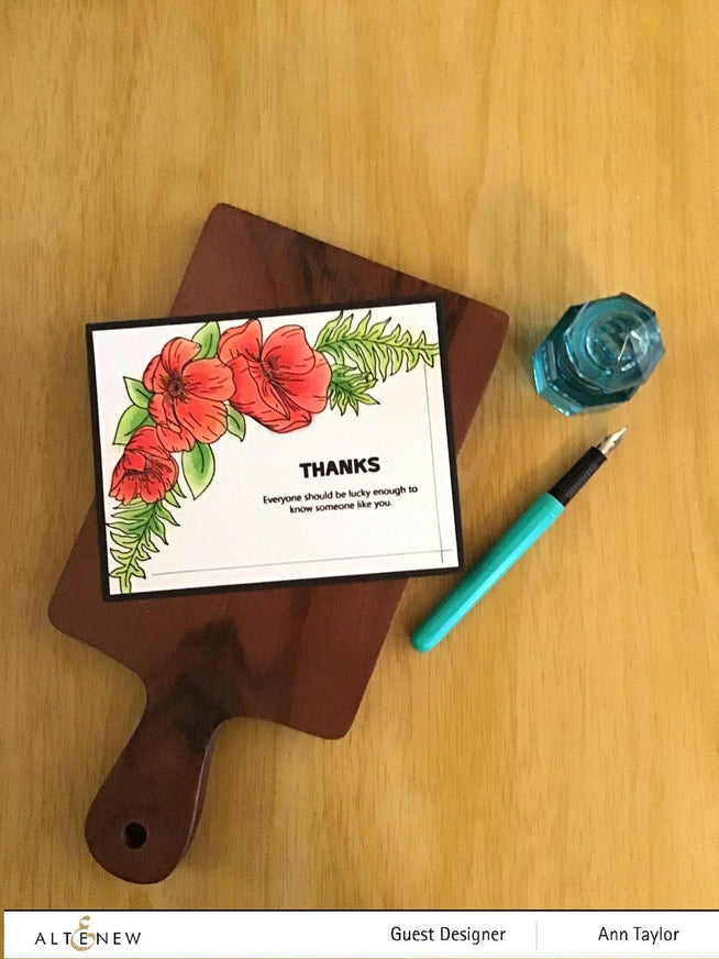 EXP Factors Stencil Poppy Arrangement Stencil Set (4 in 1)