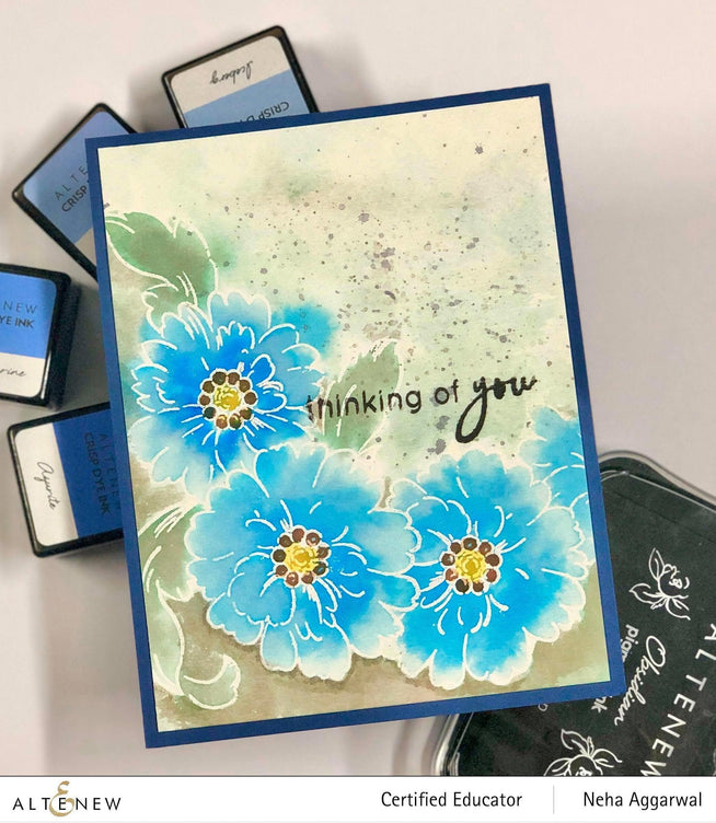 Photocentric Stencil Precious Blooms Mask Stencil