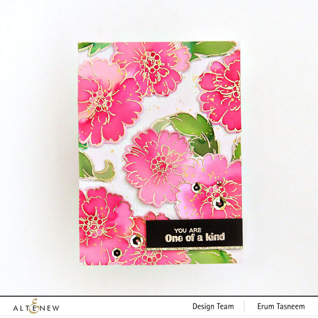 Photocentric Stencil Precious Blooms Mask Stencil
