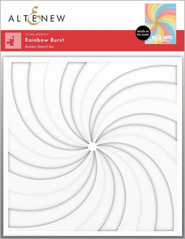 EXP Factors Stencil Rainbow Burst Stencil Set (3 in 1)