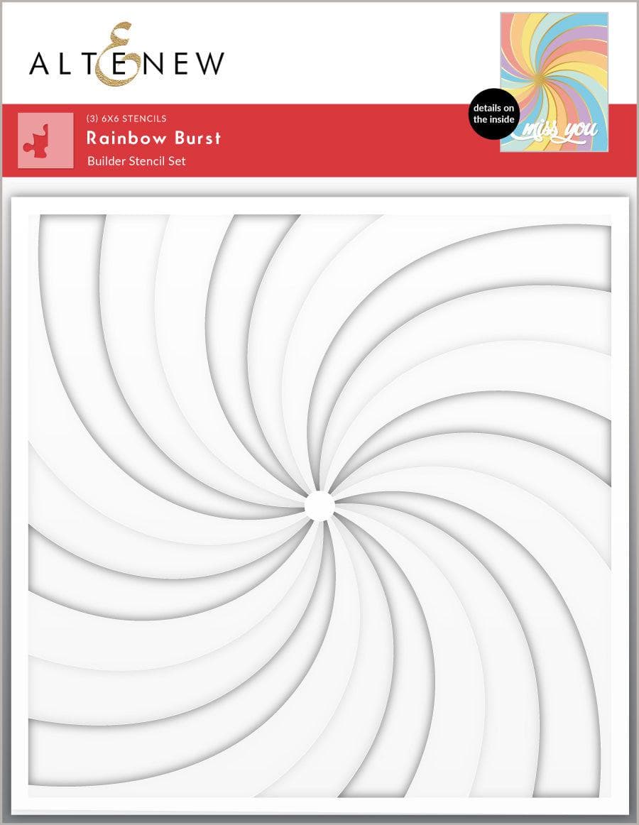 EXP Factors Stencil Rainbow Burst Stencil Set (3 in 1)