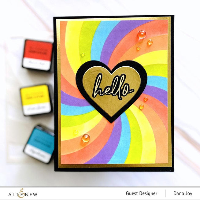 EXP Factors Stencil Rainbow Burst Stencil Set (3 in 1)