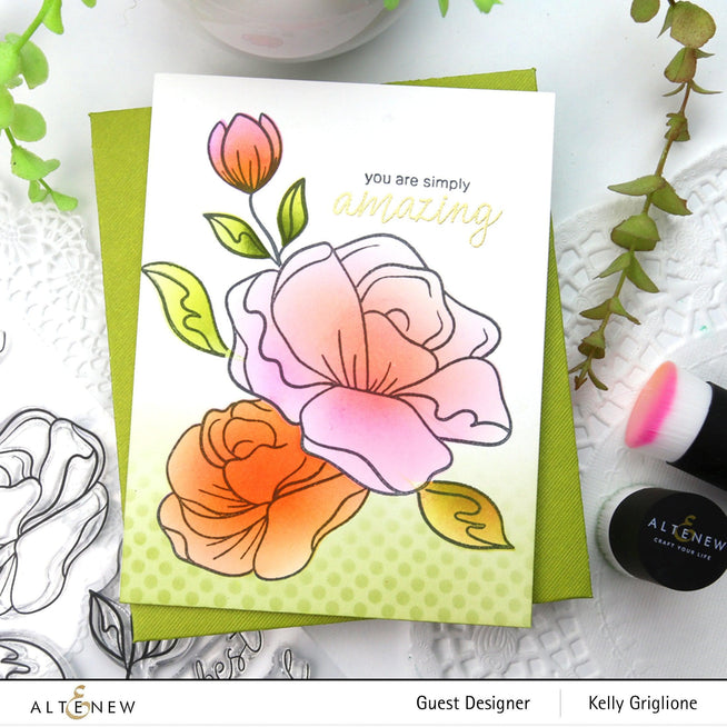 Photocentric Stencil Simple Roses Mask Stencil