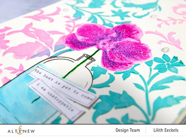 Spotted Orchid Mask Stencil