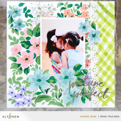 Stencil Art: Ditsy Flowers Wallpaper Layering Stencil Set (7 in 1)