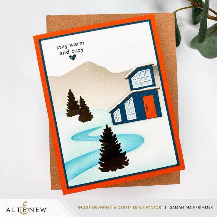 Stencil Art: Serene Landscapes Layering Stencil Set (6 in 1)