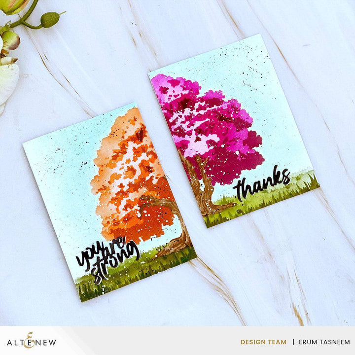 Stencil Art: Strong Oak Layering Stencil Set (6 in 1)