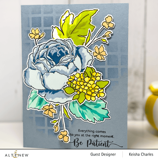 Photocentric Stencil Tranquility Rose Simple Coloring Stencil Set (4 in 1)