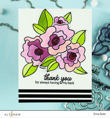 Photocentric Stencil Wavy Roses Mask Stencil