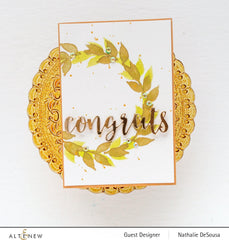 Photocentric Stencil Wonderful Wreath Stencil