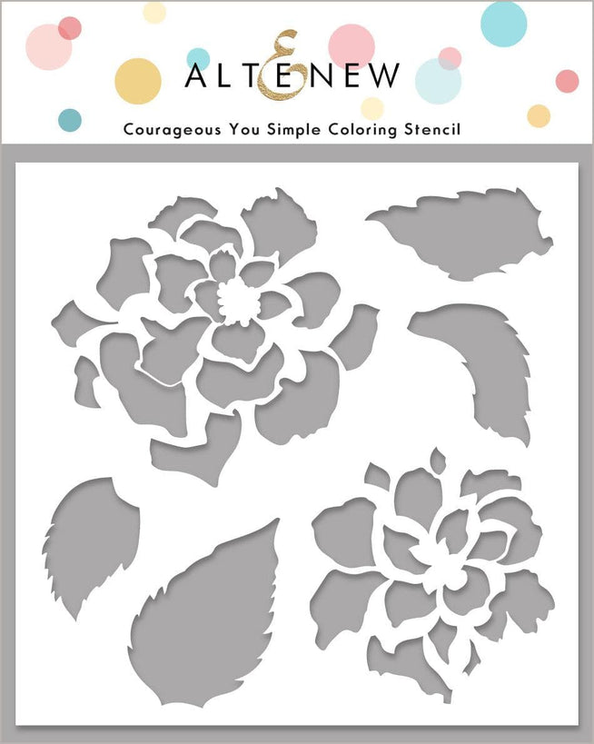 Photocentric Stencil Courageous You Simple Coloring Stencil
