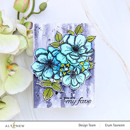 EXP Factors Stencil Fairy Tale Florals Simple Coloring Stencil Set (2 in 1)