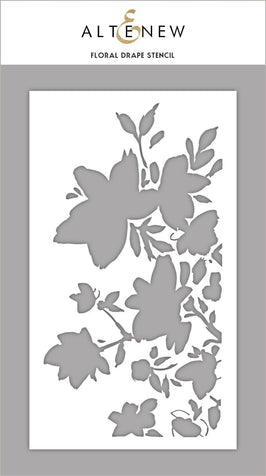 Photocentric Stencil Floral Drape Stencil