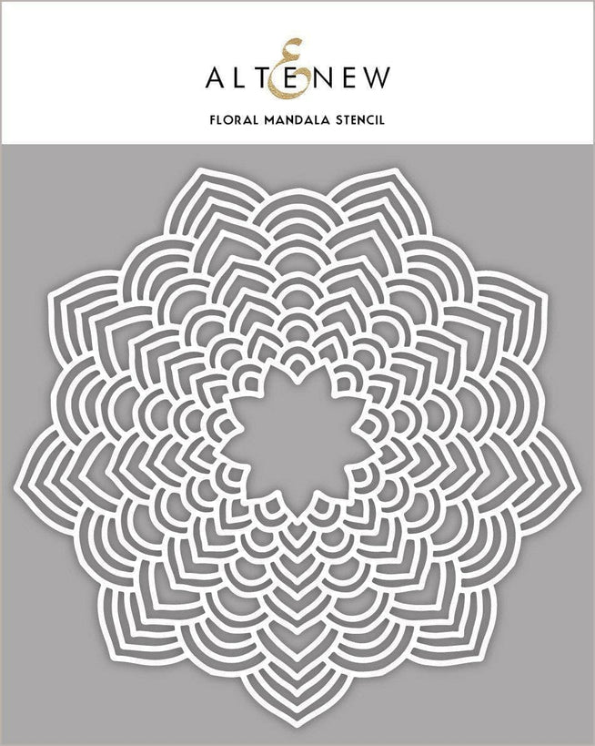 Photocentric Stencil Floral Mandala Stencil
