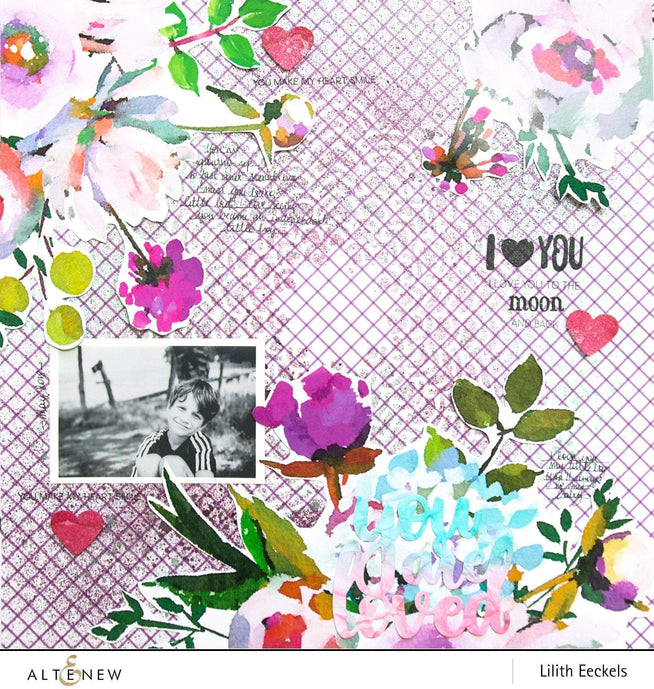 Photocentric Stencil Floral Mandala Stencil
