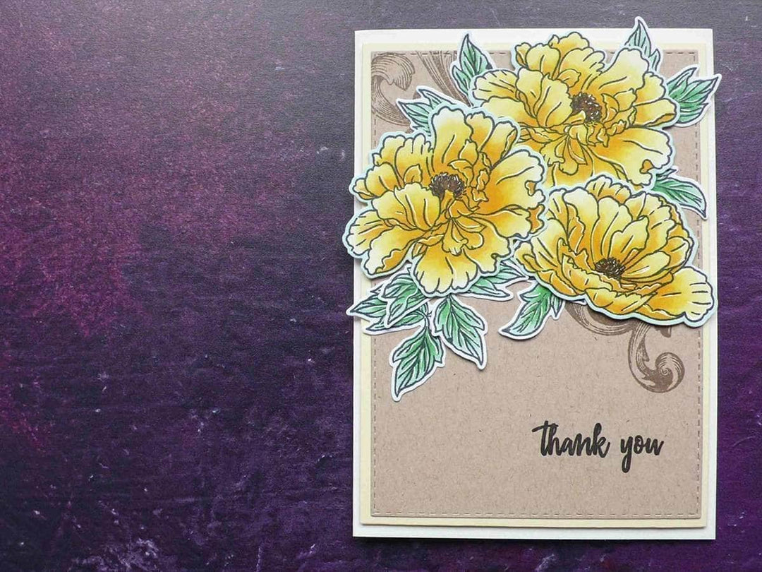 Photocentric Stencil Z - Frilled Petals Mask Stencil
