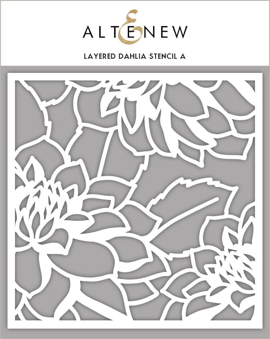 Photocentric Stencil Z - Layered Dahlia Stencil A