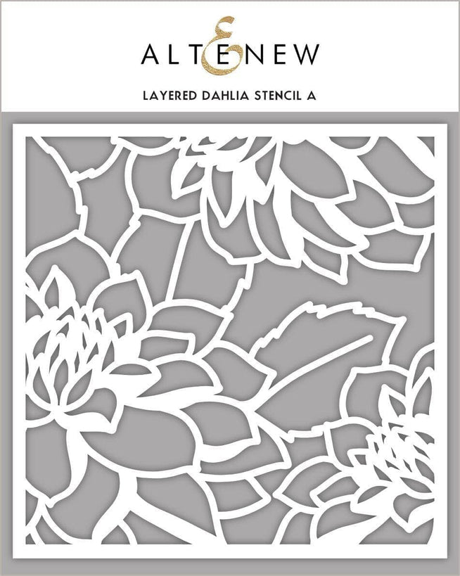 Photocentric Stencil Z - Layered Dahlia Stencil A
