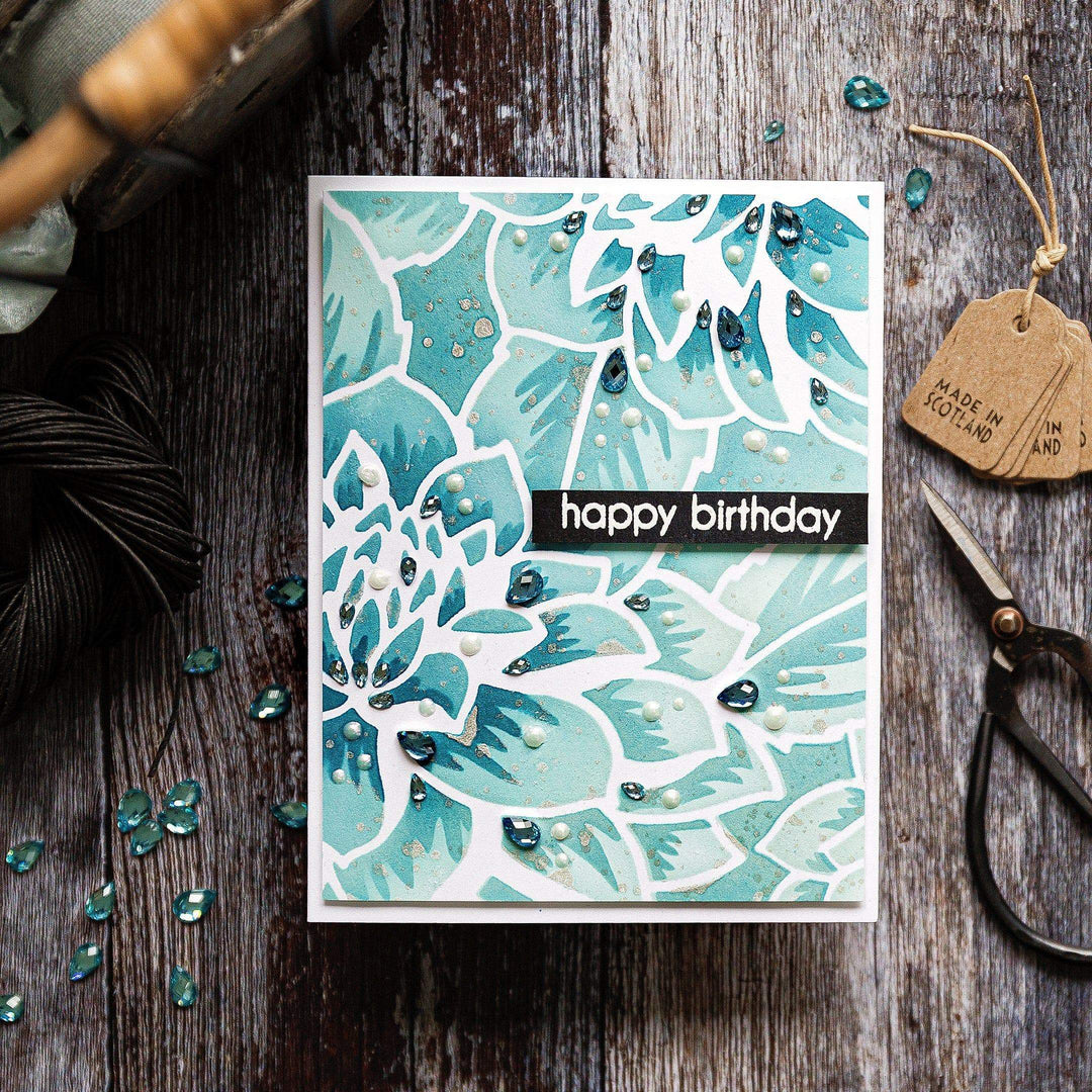 Photocentric Stencil Z - Layered Dahlia Stencil A