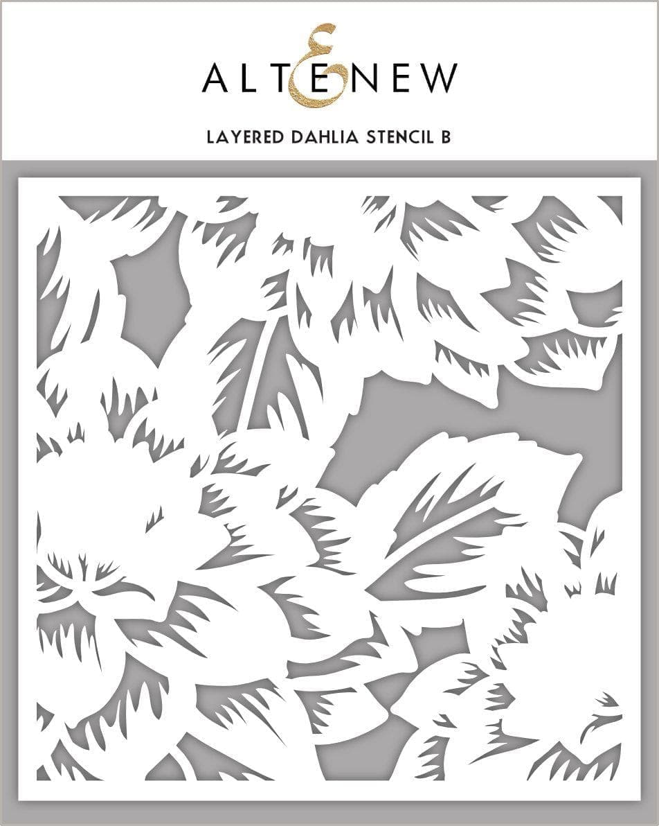 Photocentric Stencil Z - Layered Dahlia Stencil B