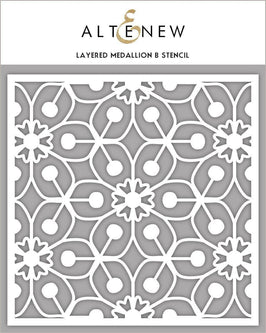 Photocentric Stencil Z - Layered Medallion B Stencil