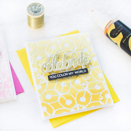 Photocentric Stencil Z - Layered Medallion B Stencil