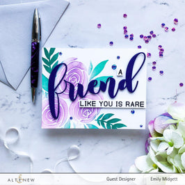 Photocentric Stencil Rose Bouquet Stencil