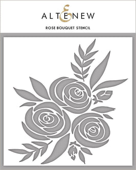 Photocentric Stencil Rose Bouquet Stencil