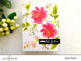 Photocentric Stencil Watercolor Bouquet Stencil