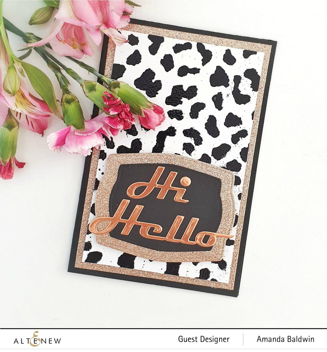 Photocentric Stencil Wild Leopard Stencil