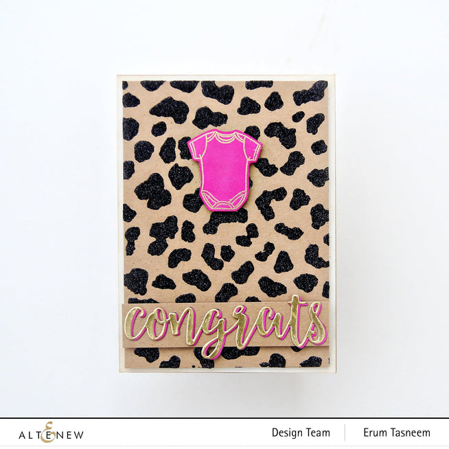 Photocentric Stencil Wild Leopard Stencil