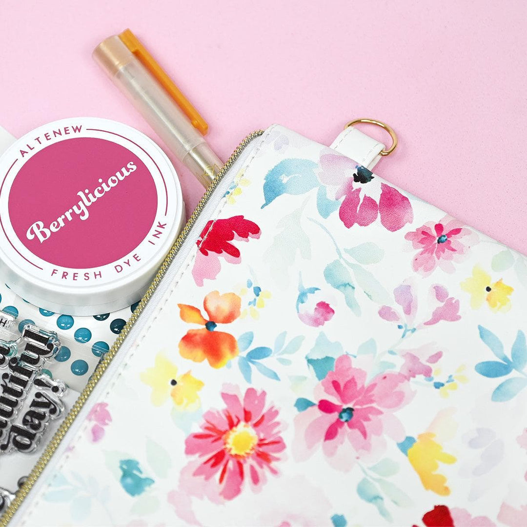 Dreaming in Watercolor Zipper Pouch (280mm x 195mm)