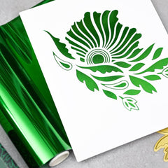 Hot Foil Roll - Kelly Green (Mirror)