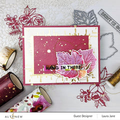 XF Tape Washi Tapes Gold Foil Paint Drip Washi Tape