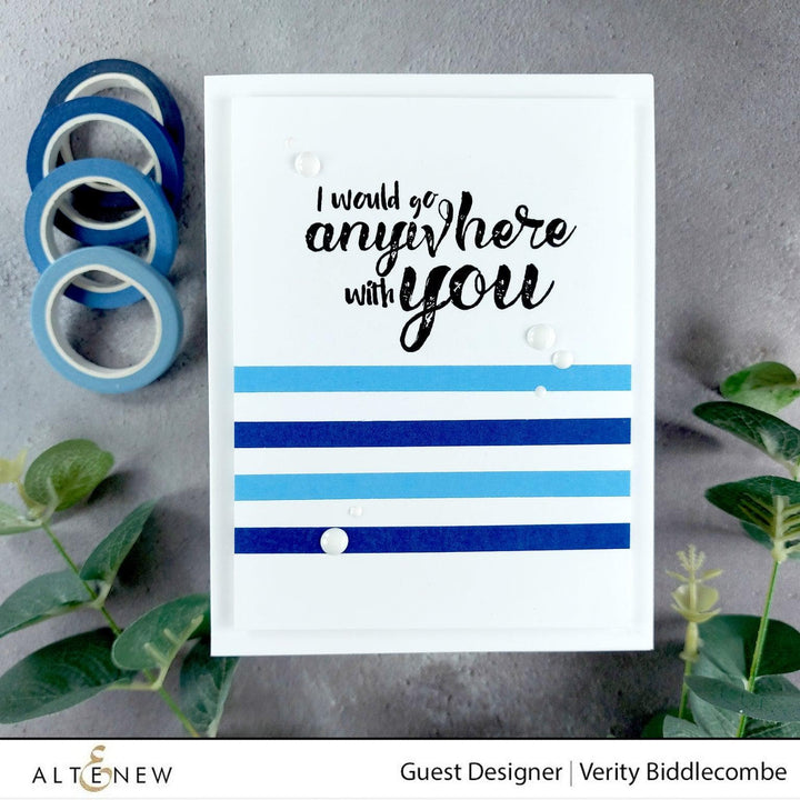 XF Tape Washi Tapes Lapis Lazuli Slim Washi Tape Set