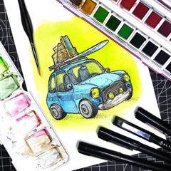 Artists' Watercolor 24 Pan Set
