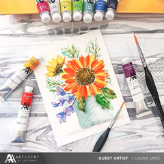 Artists' Watercolor Tube - Toluidine Red - (PR.3)