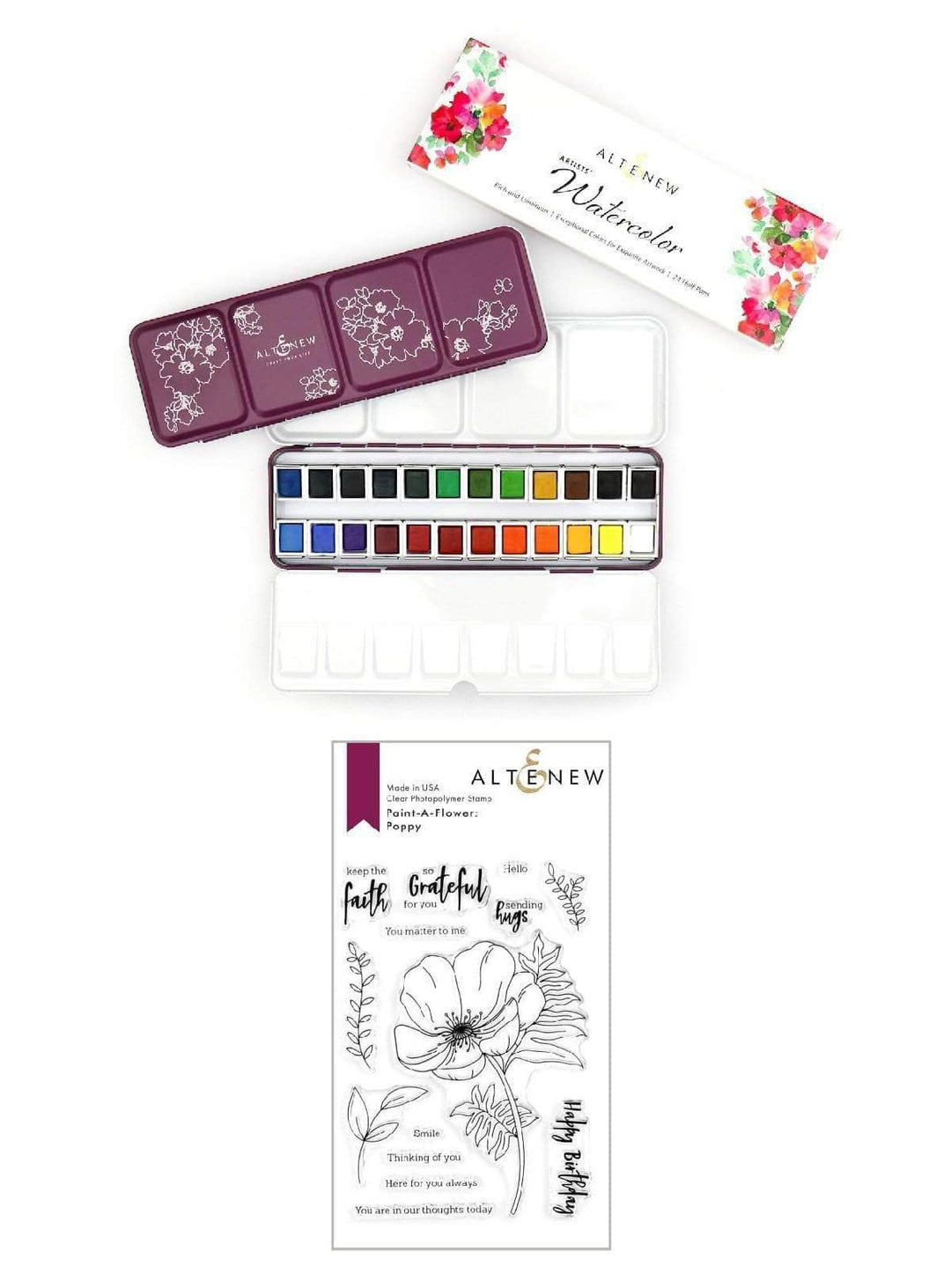 Altenew Watercolor Bundle Bright Days Artists' Watercolor Bundle