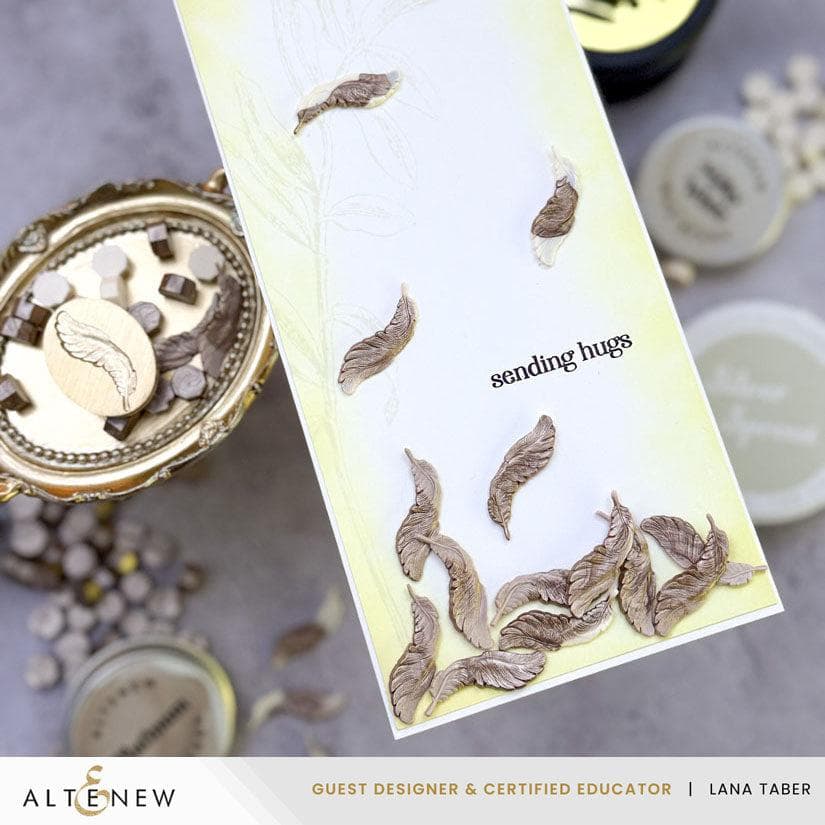 Graceful Feather Wax Seal Stamp