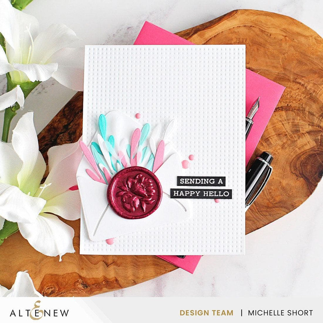 Soft Peonies Wax Seal Stamp