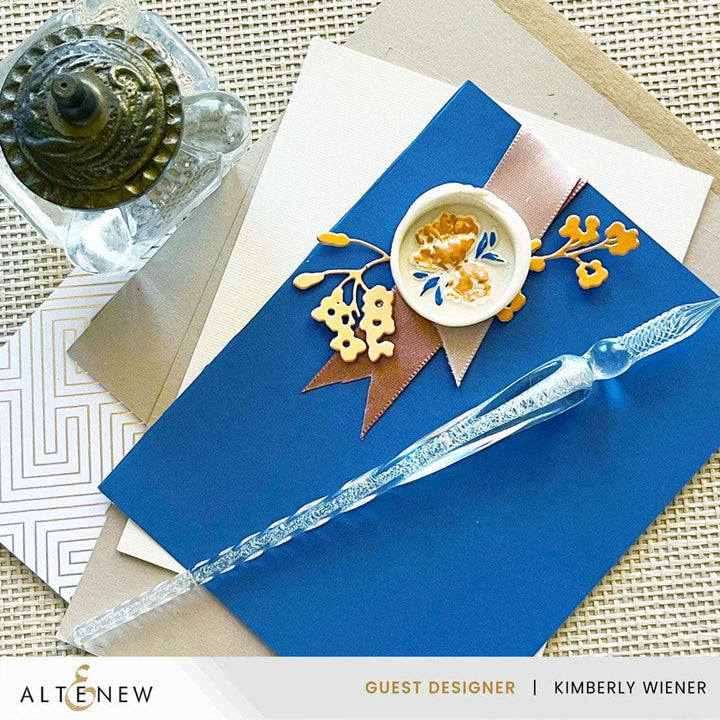 Soft Peonies Wax Seal Stamp