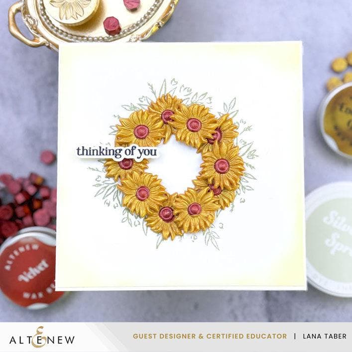 Sunflower Wax Seal Stamp