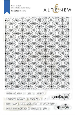 Photocentric Clear Stamps Faceted Stars Stamp Set