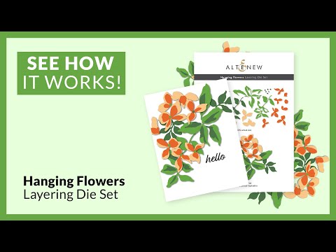 Hanging Flowers Layering Die Set